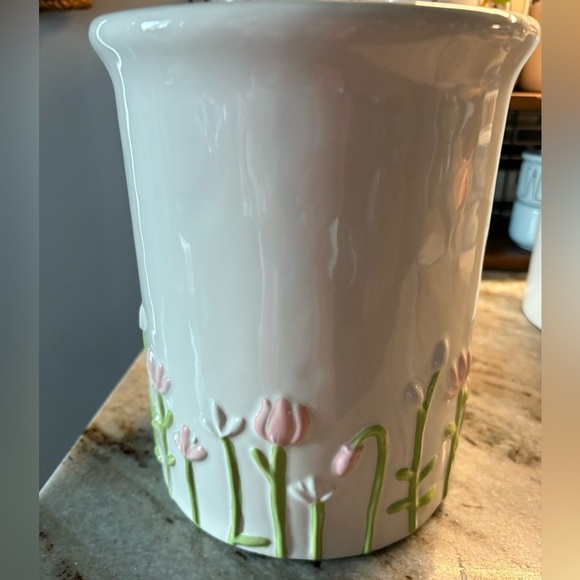 Rae Dunn Spring Floral Ceramic Crock - Picture 3 of 3